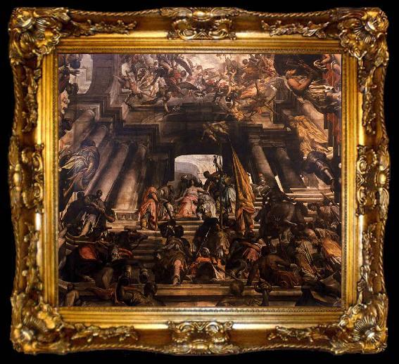 framed  Giovanni Antonio Fumiani Martyrdom and Glory of St Pantaleon, ta009-2